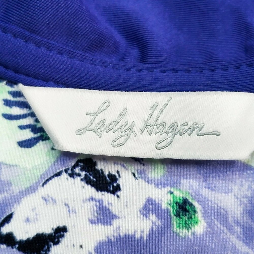 Lady Hagen Magnolia Hydrodri Polo Sleeveless Women's Golf Tennis Sport WGH31219 - Picture 7 of 11